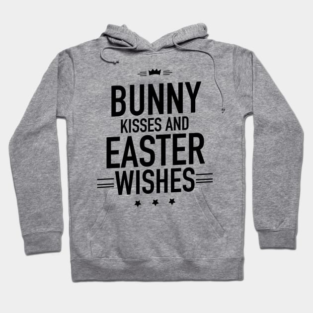 Bunny kisses and easter wishes Hoodie by TextFactory